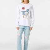 Transparent Beach Long Sleeve Tee