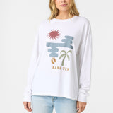 Transparent Beach Long Sleeve Tee
