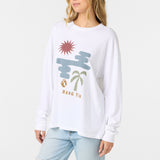 Transparent Beach Long Sleeve Tee