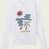 Transparent Beach Long Sleeve Tee
