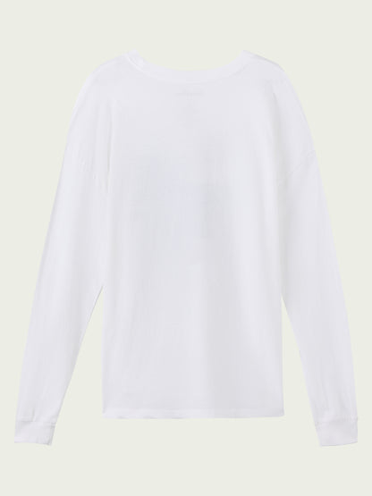 Transparent Beach Long Sleeve Tee