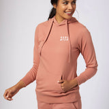 Hibiscus Touch Hooded Fleece